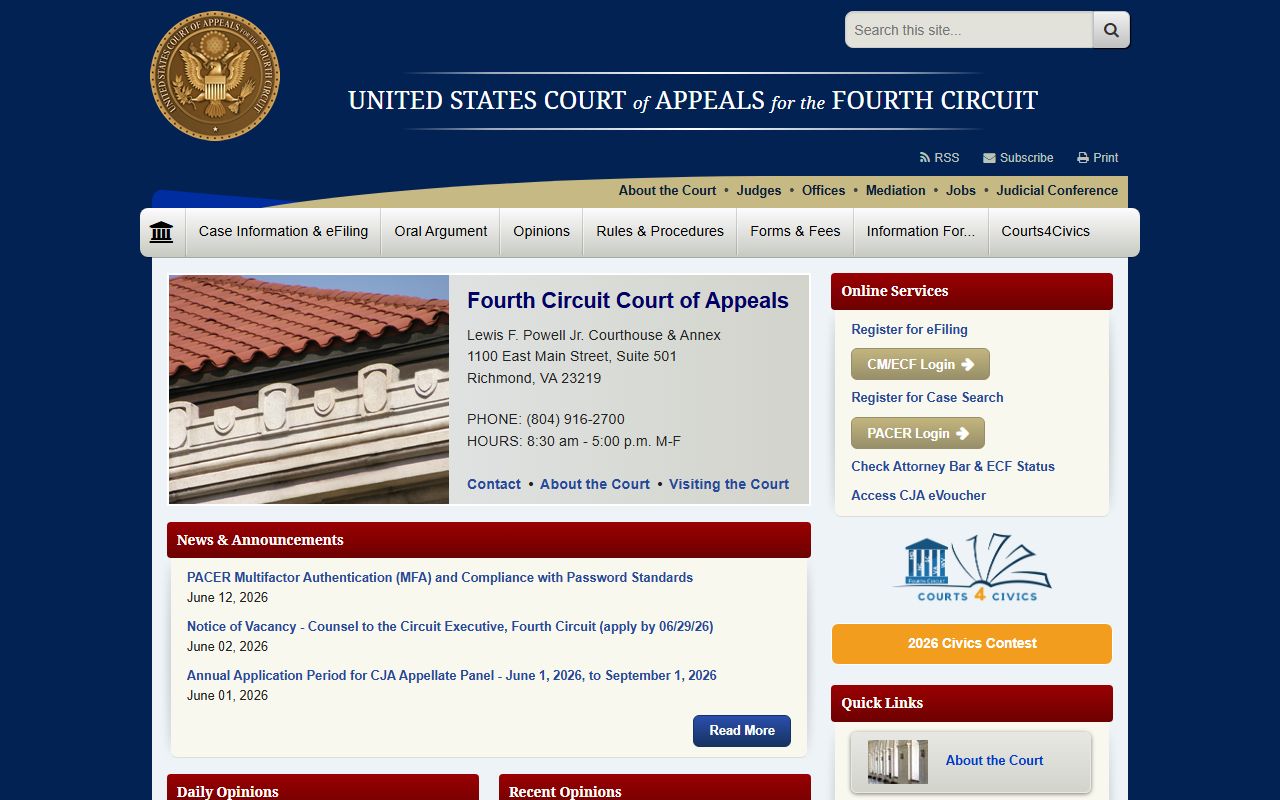 Yancey County federal appeal route from Western District court records